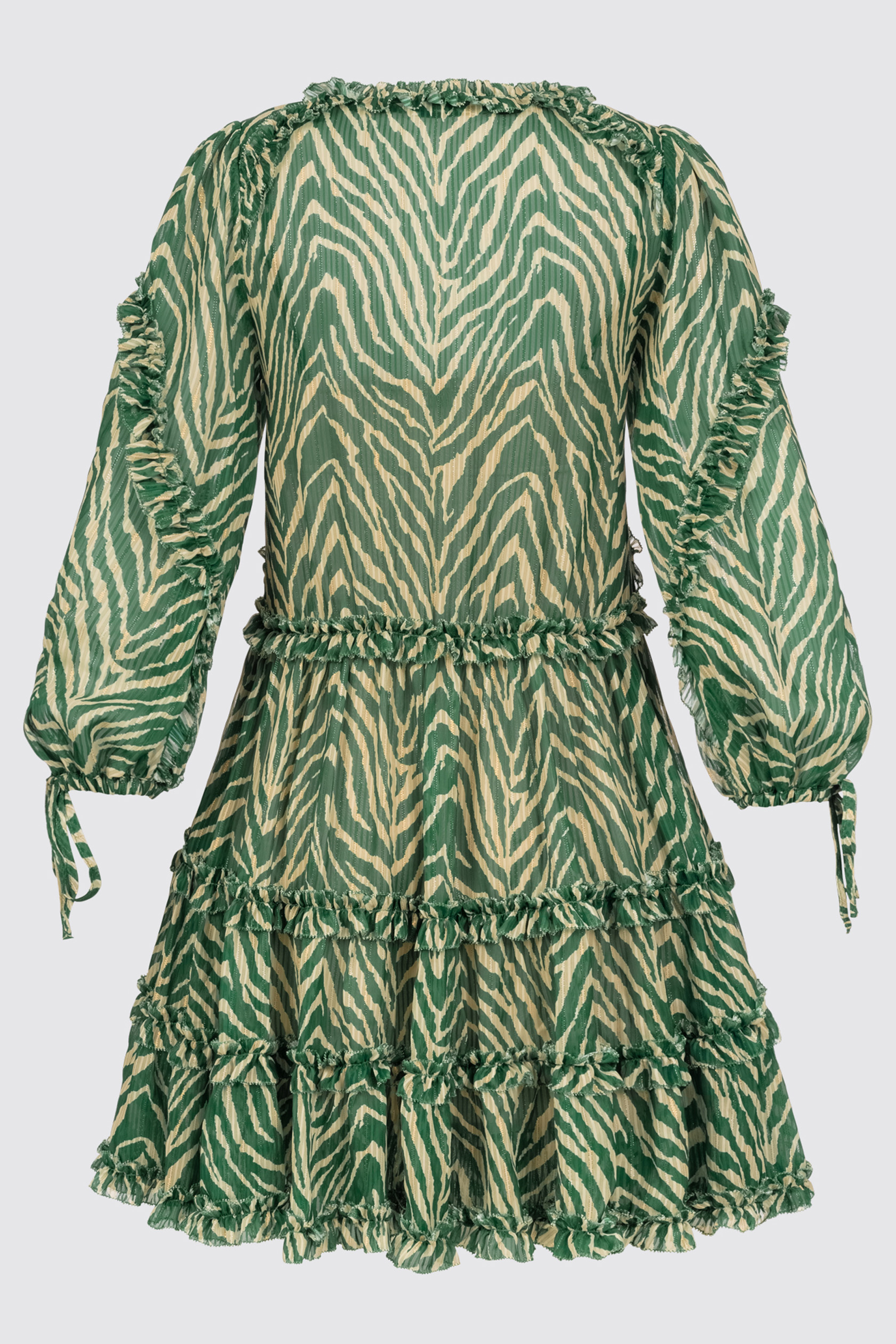 green zebra dress MME. ZEBRA Garden Dress