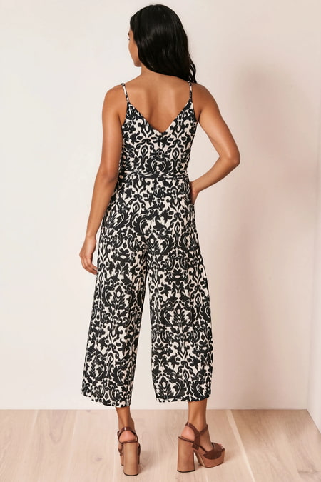Graphic jumpsuit