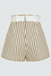Gestreifte Shorts