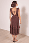 Plissiertes Rüschenkleid