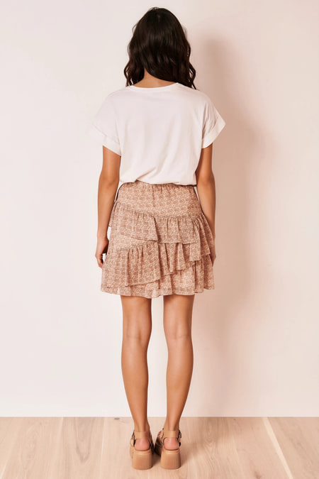 Skirt with paisley pattern