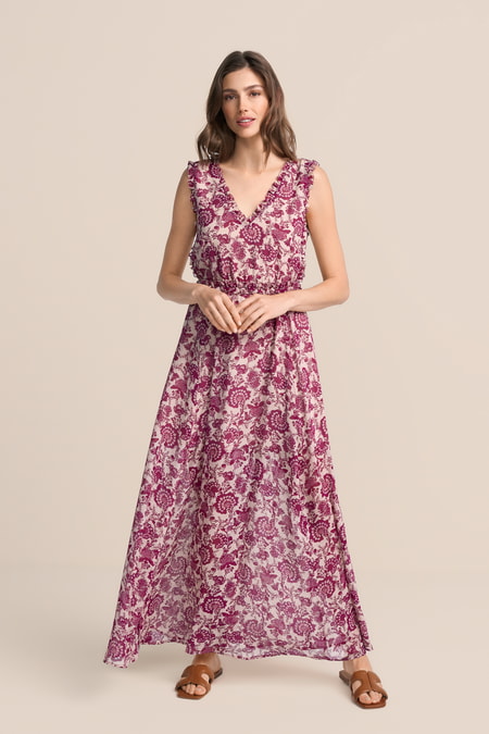 Talliertes Maxikleid