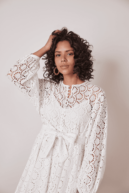 Lace full sale sleeve dress
