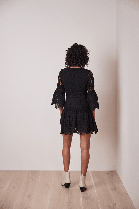 V by very black lace dress outlet