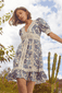 Minikleid mit Print