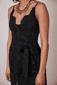 Jumpsuit with lace holes