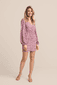 Gerafftes Minikleid
