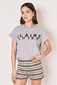 T-Shirt mit Logo-Print