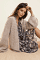 Strickjacke mit Ballonärmel
