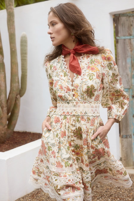Bedrucktes Minikleid