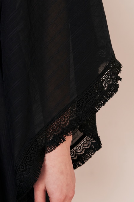Black beach kaftan outlet