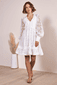 Minikleid mit grober Spitze