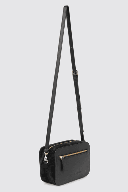 Leather shoulder bag