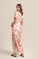Bedrucktes Wickelkleid
