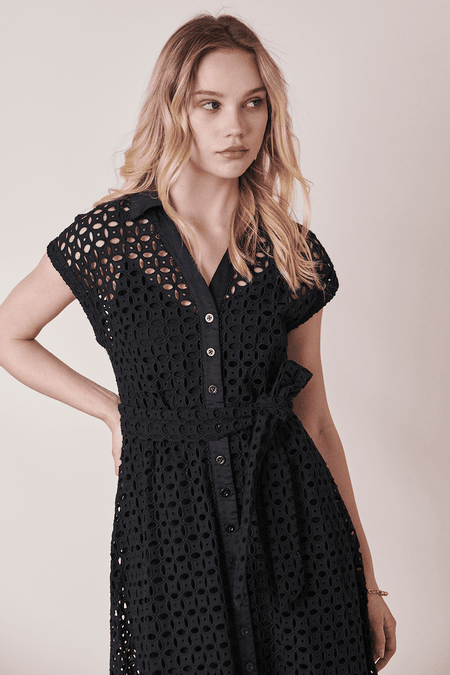 Hemdblusenkleid aus Spitze