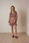 Minikleid mit Raffung