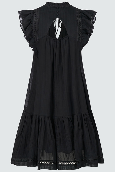 Kleid mit Kordelzügen