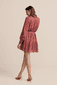 Spitzenkleid mit Knopfleiste