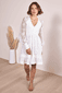 Minikleid mit grober Spitze