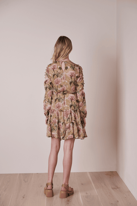 Floral volant dress