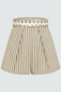Gestreifte Shorts