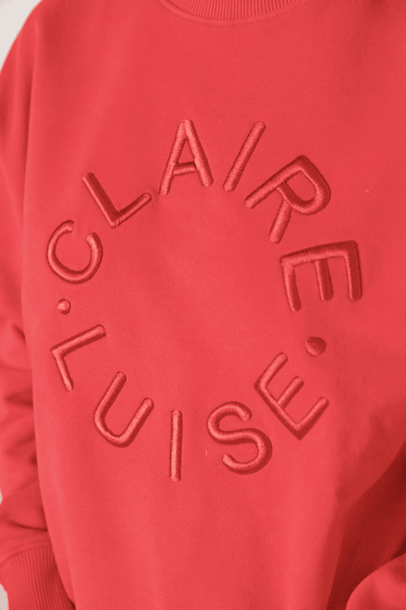 Sweatshirt mit Stickerei