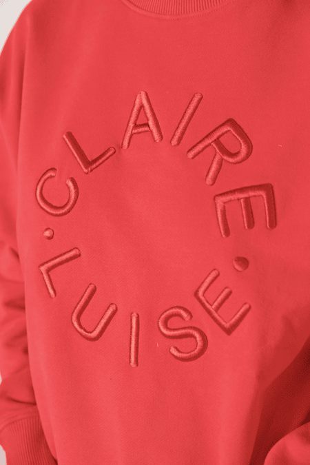 Sweatshirt with embroidery