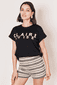 T-Shirt mit Logo-Print