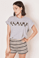 T-Shirt mit Logo-Print