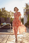 Langes Kleid mit Paisleymuster