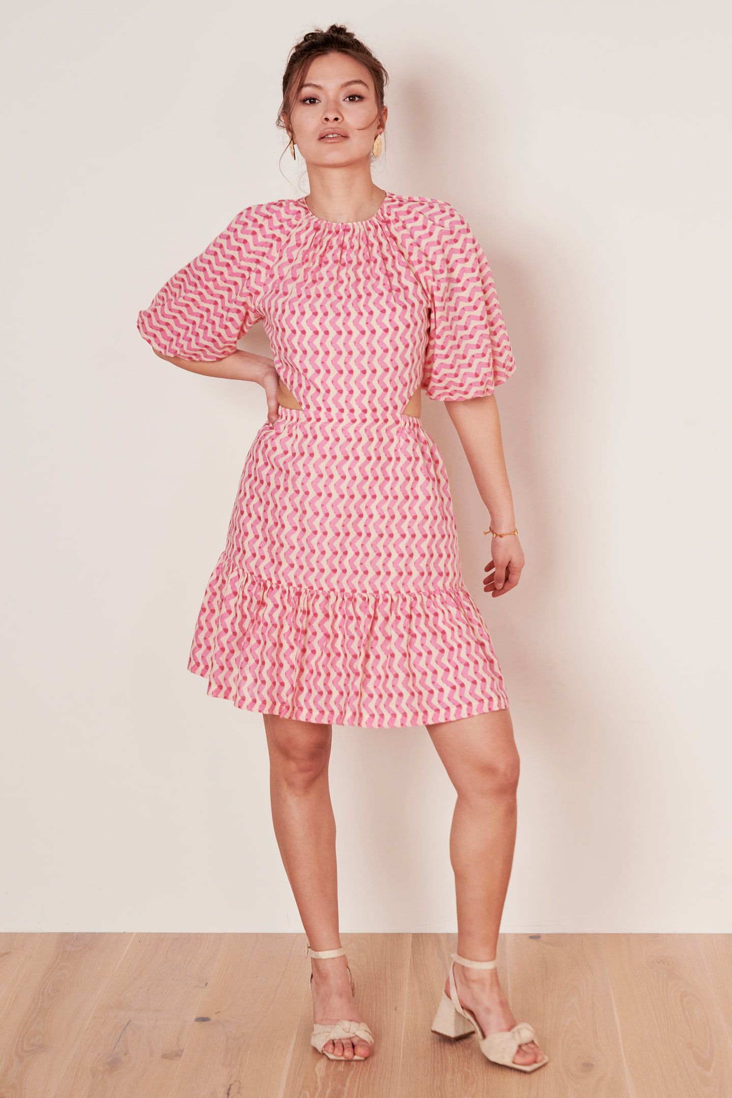 Minikleid mit Muster
