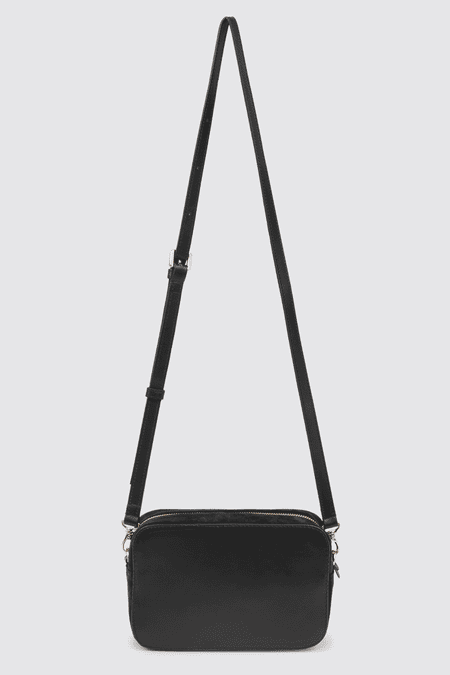 Leather shoulder bag