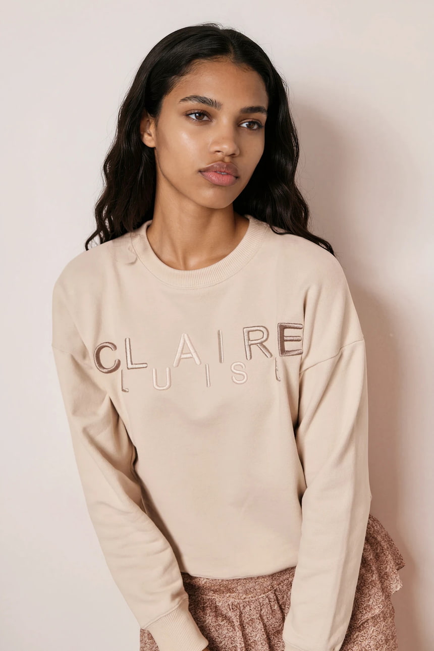 Besticktes Sweatshirt 