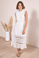 Hochgeschlossenes Spitzenkleid
