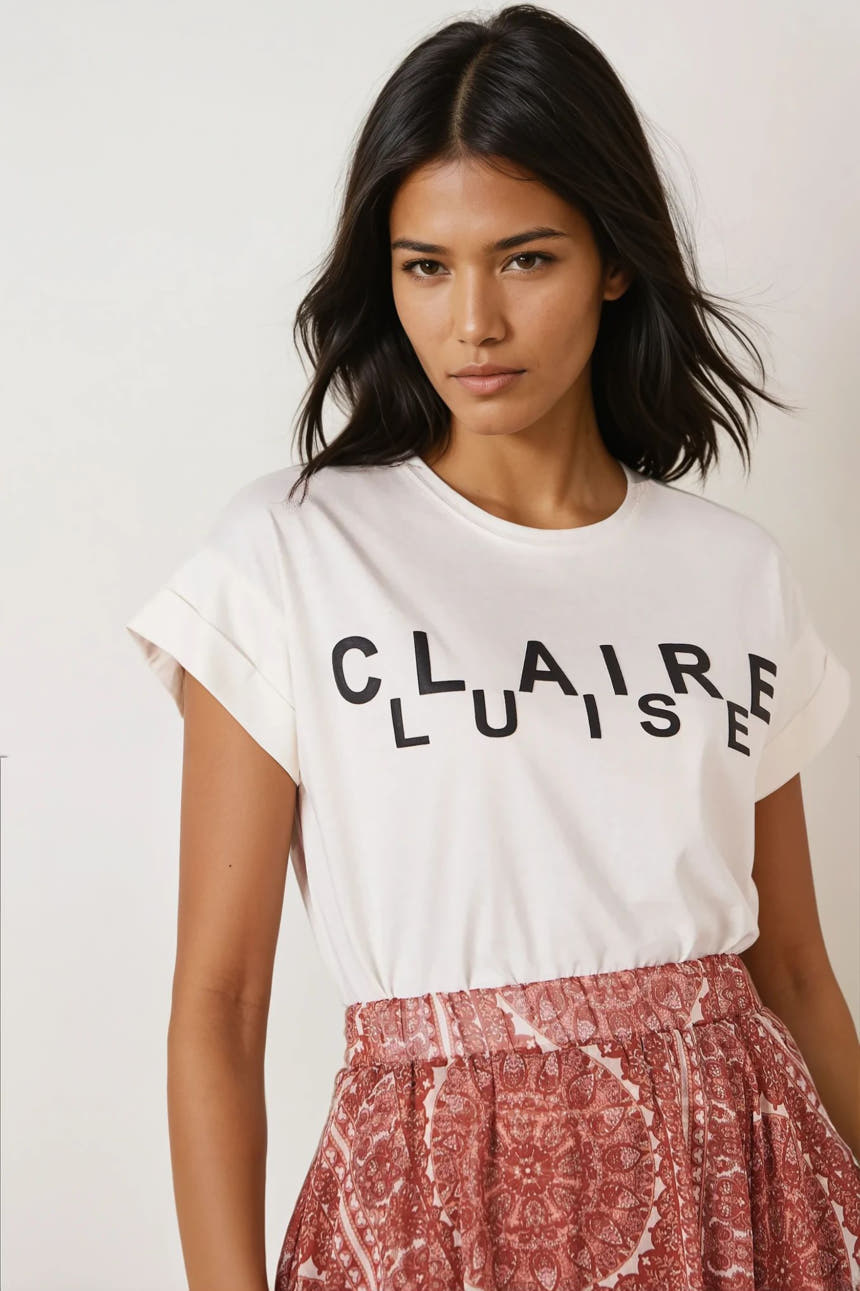T-shirt with logo print