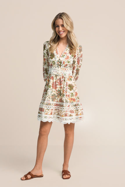 Bedrucktes Minikleid