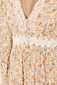 Florales Kleid mit Borten