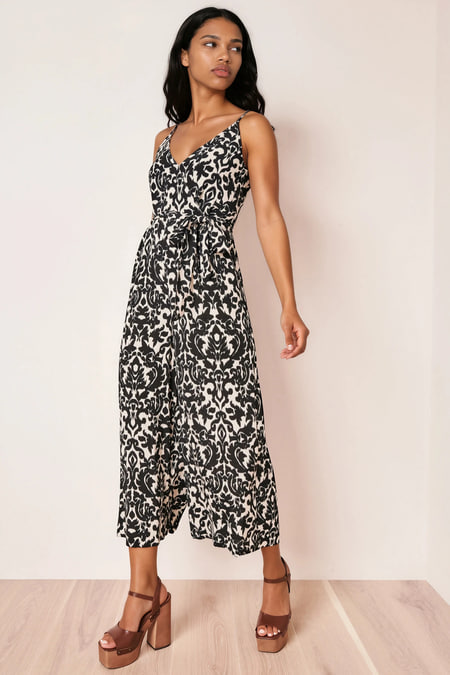 Graphic jumpsuit