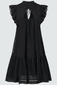 Kleid mit Kordelzügen