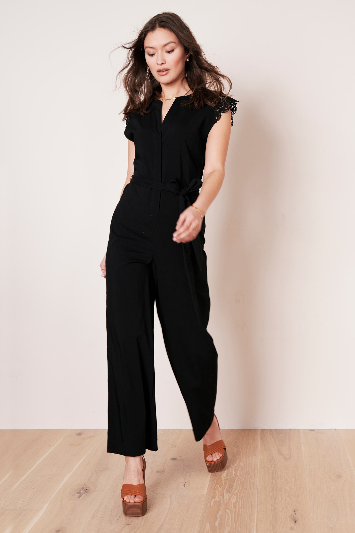 Jumpsuit with lace details