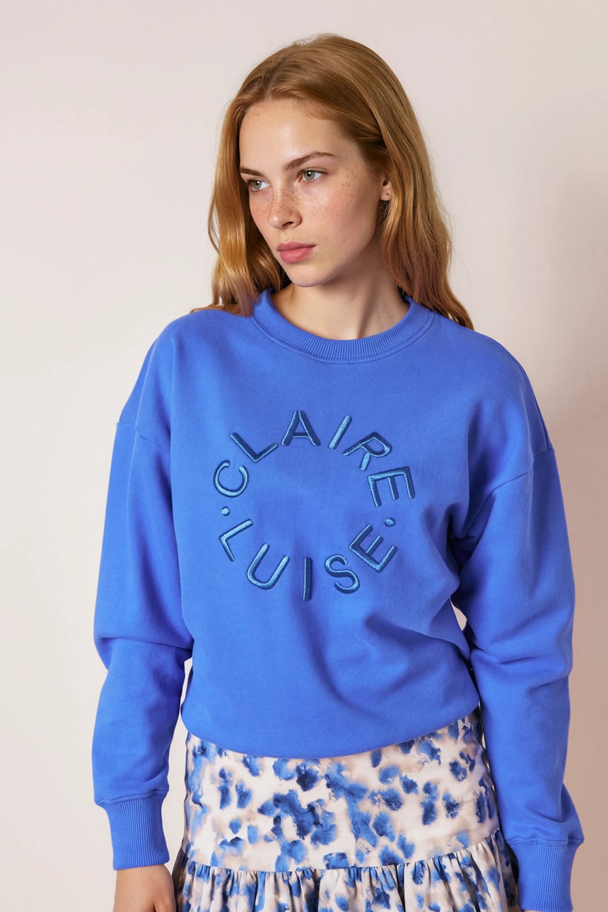Sweatshirt mit Stickerei
