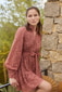 Spitzenkleid mit Knopfleiste