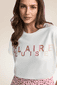 T-Shirt mit Logo Stickerei