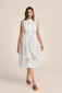 Midikleid Hochgeschlossen