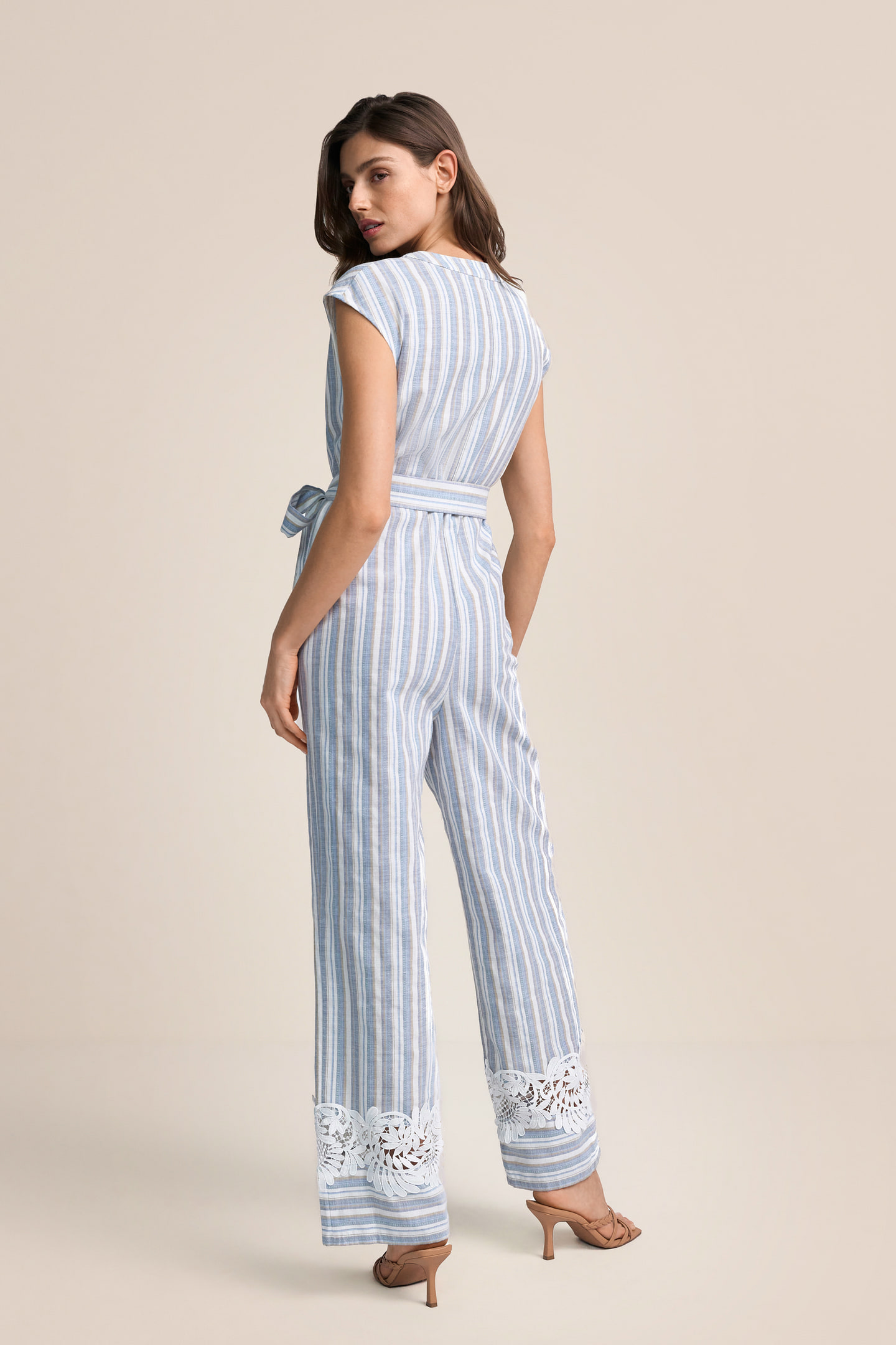 Striped jumpsuit