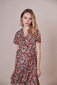 Kurzes Wickelkleid