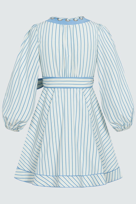 Gestreiftes Minikleid