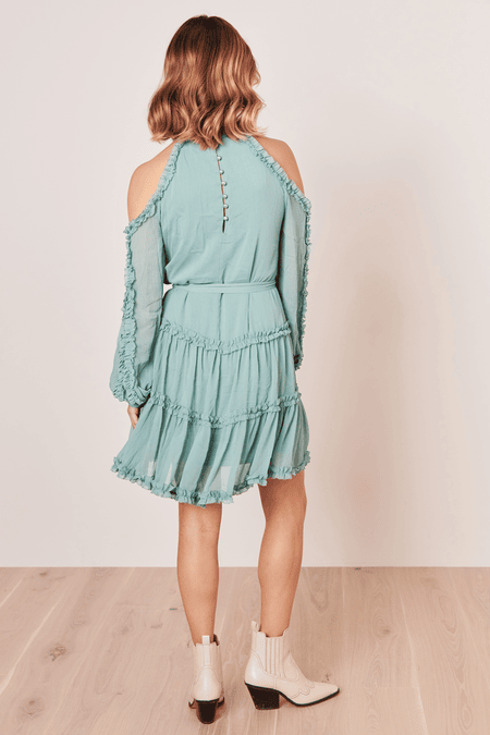 Offshoulder ruffle dress