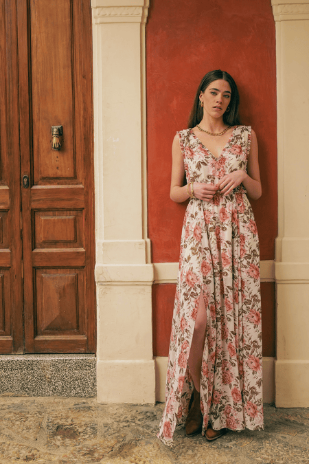 White chiffon summer clearance dress