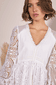 Minikleid mit grober Spitze